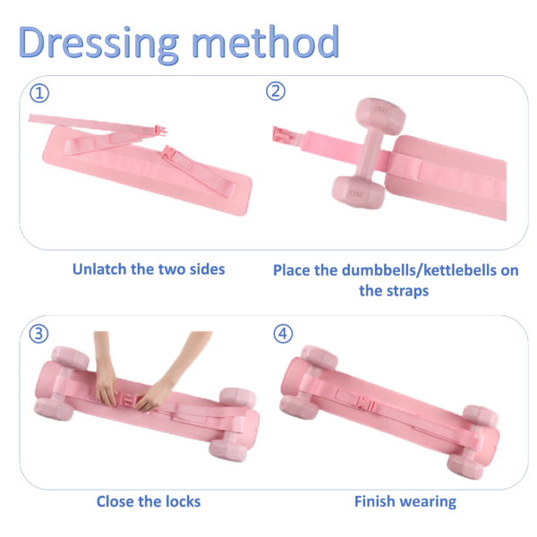 Dumbbell Hip Thrust Belt