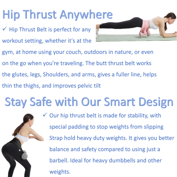 Dumbbell Hip Thrust Belt