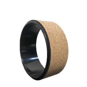 Cork yoga wheel