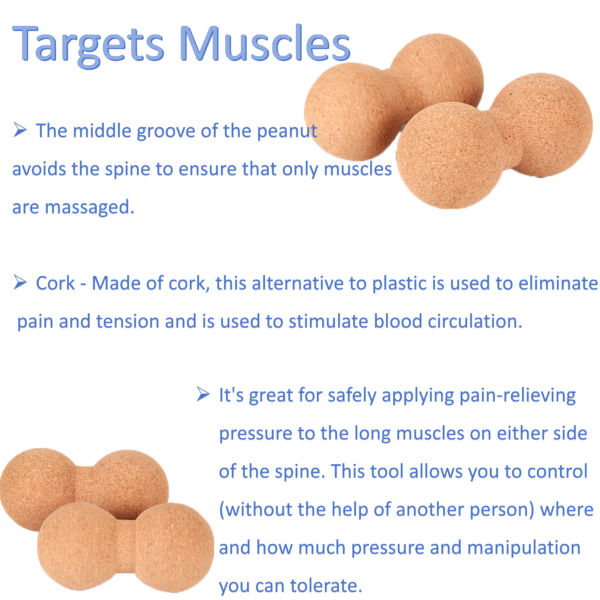 Cork Peanut Massage Ball