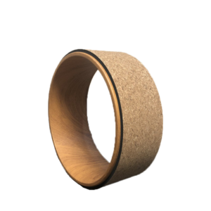 Cork yoga wheel