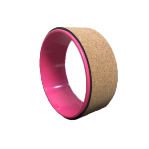 Cork yoga wheel