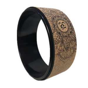 Cork yoga wheel