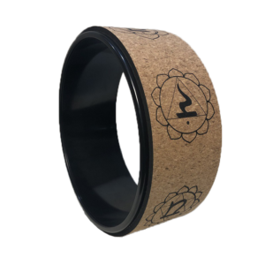 Cork yoga wheel