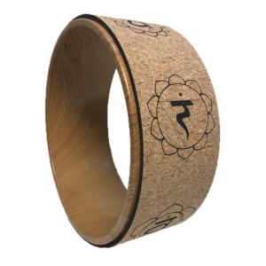 Cork yoga wheel