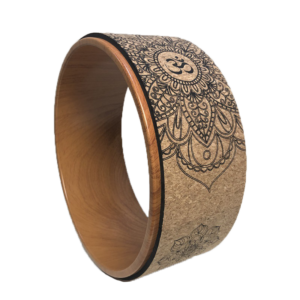 Cork yoga wheel