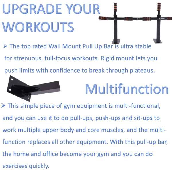 Wall Pull-Up Trainer Home Fitness
