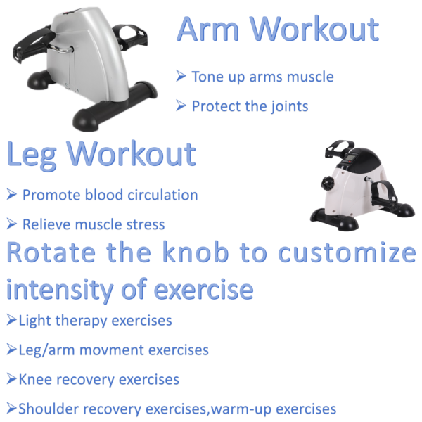 Pedal Exerciser Under Desk Bike
