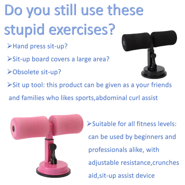 Sit-up aid Roll Up Lazy sucker